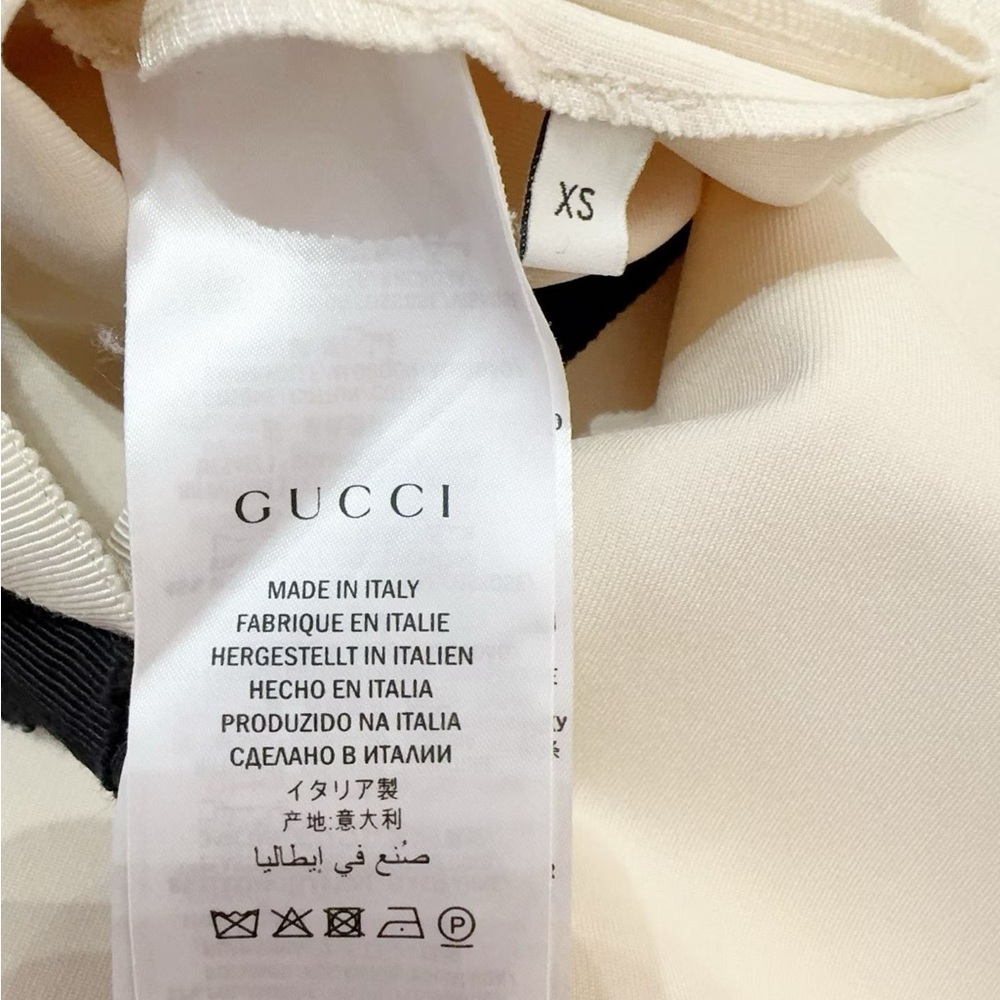 āsoldāš©steal Authentic Gucci Cream and Black Label - Picture 5 of 6